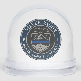 Custom First Responder Support Snow Globe Schneekugeln