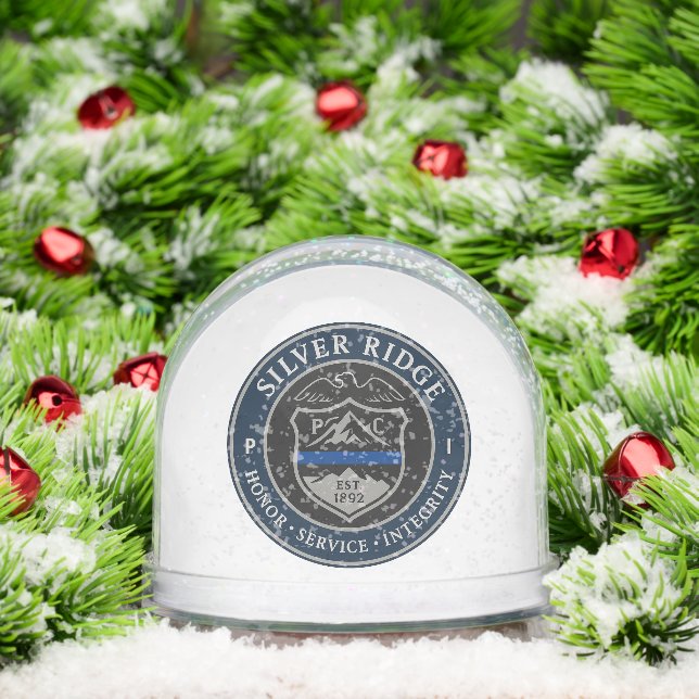 Custom First Responder Support Snow Globe Schneekugeln (Weihnachten)