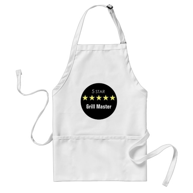 Custom Five Star Vater Koch Geschenk GRILLEN Koche Schürze (Vorne)