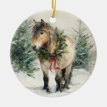 Custom Fjord Horse Weihnachtsgeschenk