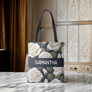 Custom Floral Bag for Mama, Birthday Gift for Mama