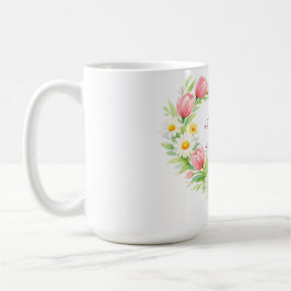 Custom Floral Heart Mother’s Day Mug Kaffeetasse