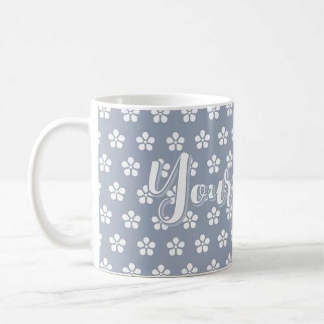 Custom Floral Kaffeetasse (Links)