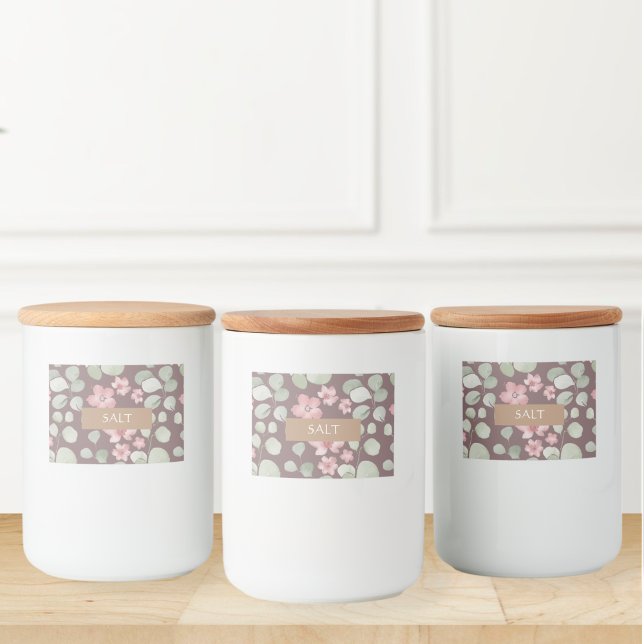 Custom floral labels, Handmade jam labels Lebensmitteletikett (Von Creator hochgeladen)