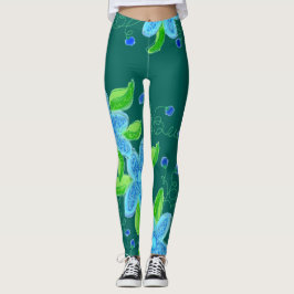 Custom Floral Leggings