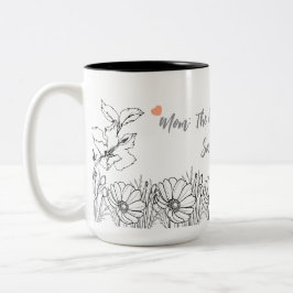 Custom Floral Mother's Day Gift Tasse