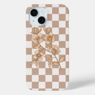 Custom Floral Muster iPhone 15 Fall Case-Mate iPhone Hülle
