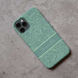 Custom Floral Muster Tough iPhone 13, 14, 15 Fall Case-Mate iPhone 14 Pro Hülle