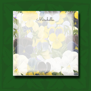 Custom Floral Pansy Muster Sticker Post-it Klebezettel