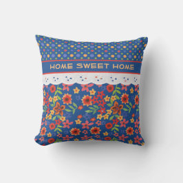 Custom Floral, Polkas, Imitate Spitzen Kissen oder
