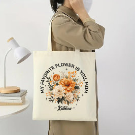 Custom Floral Tote Beutel für Mama, Muttertagsgesc Tragetasche