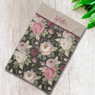 Custom Floral Vintag Mary Delany Inspiriert Geschirrtuch