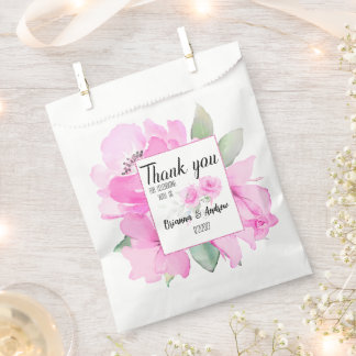 Custom Floral Wedding Danke Ihnen Geschenke Person Geschenktütchen