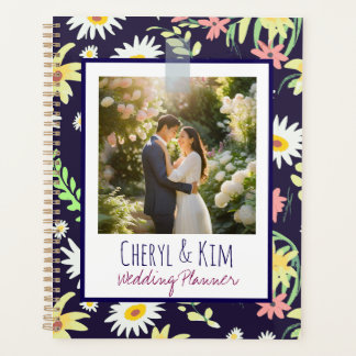Custom Floral Wedding Planner | Personalisiertes F Planer