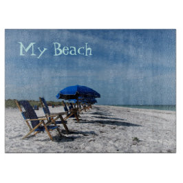 Custom Florida Beach Cutting Board Schneidebrett