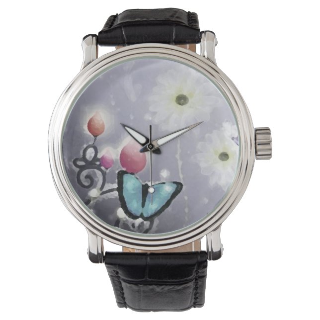 Custom flower armbanduhr (Vorderseite)