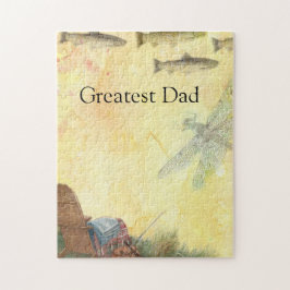 Custom Fly Fishing Illustrated Trout Puzzle