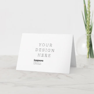 Custom Folded Greeting Card Karte