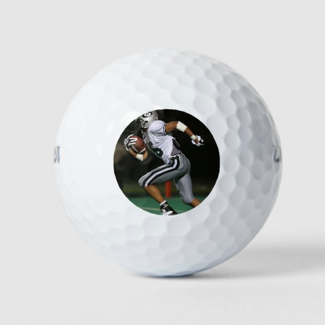 Custom Football Foto Sports Golfball (Vorderseite)