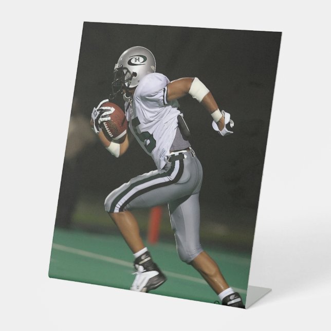 Custom Football Foto Sports Sockelschild (Vorderseite)