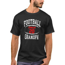 Custom Football Großvater T - Shirt