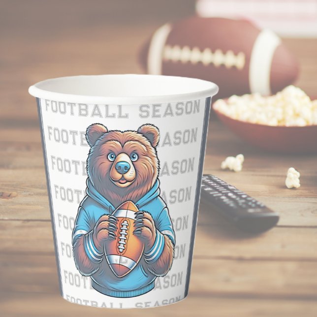 Custom Football Pappbecher (Custom Football Paper Cup)