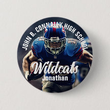 Custom Football Player Foto High School Spirit