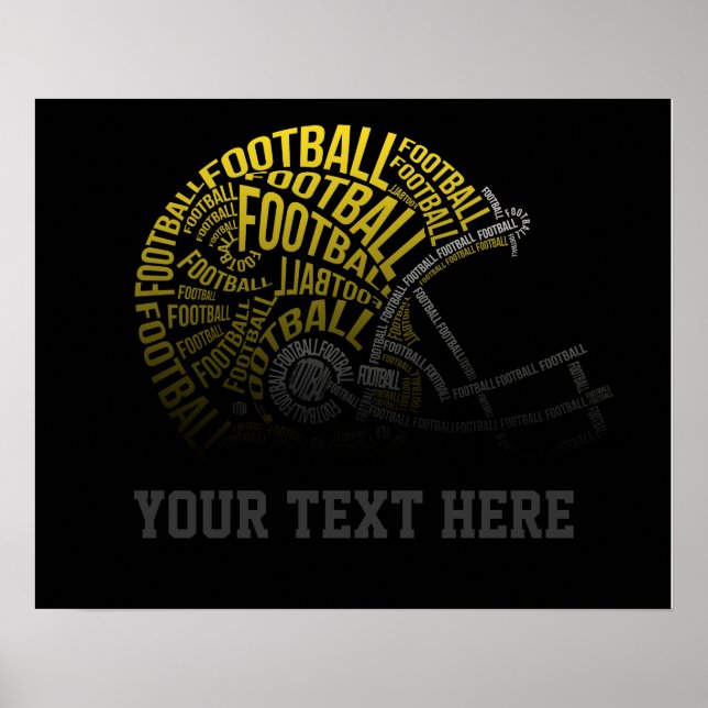 Custom Football Poster (Vorne)