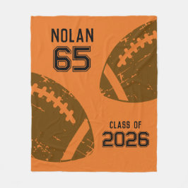 Custom Football Senior Player Class Fleecedecke