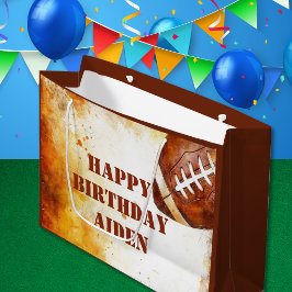 Custom Football Theme Party Große Geschenktüte
