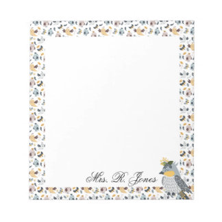 Custom For The Birds Notizblock