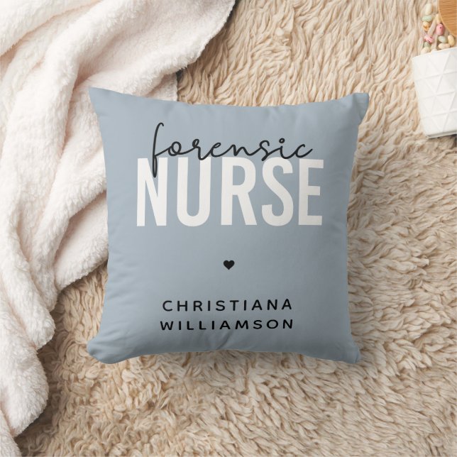 Custom Forensic Nurse | Geschenke für Kriminaltech Kissen (Decke)