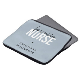 Custom Forensic Nurse | Geschenke für Kriminaltech Laptopschutzhülle