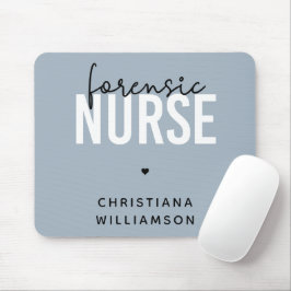 Custom Forensic Nurse | Geschenke für Kriminaltech Mousepad