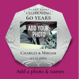 Custom Foto 60. Diamond Anniversary Keepake
