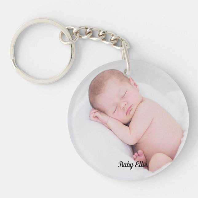 Custom Foto Baby Schlüsselanhänger (Vorderseite)