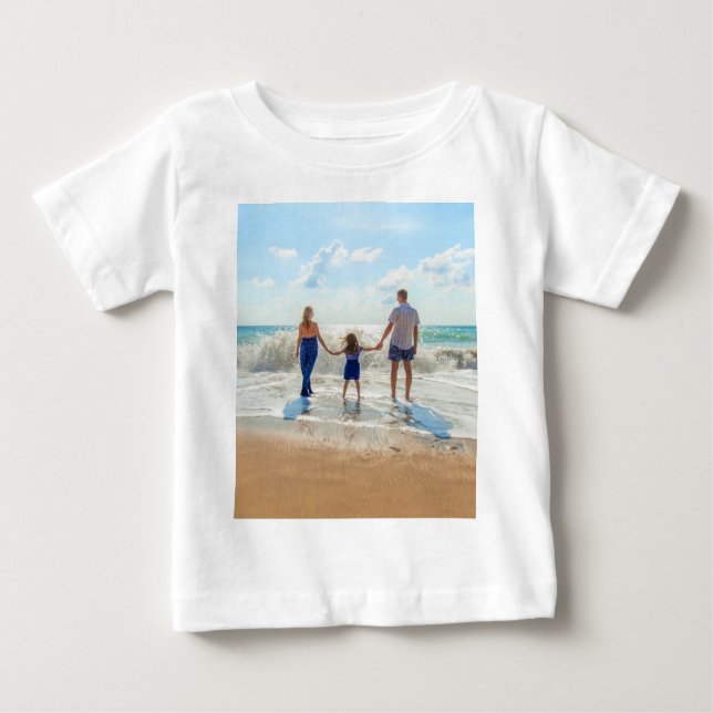 Custom Foto Baby T - Shirt Ihre Lieblings-Fotos Ge (Vorderseite)
