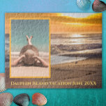 Custom Foto Beach Sunset Vacation Erinnerungen Puzzle<br><div class="desc">Das Puzzle "Custom Foto Beach Sunset Vacation Erinnerungen" für Ihren Urlaub wird eine großartige Erinnerung für Ihre Familie. Personalisieren Sie das Foto mit einem aus Ihrem Urlaub,  fügen Sie den Ort und das Datum,  und Sie werden ein ewig halten für Ihre Reise.</div>