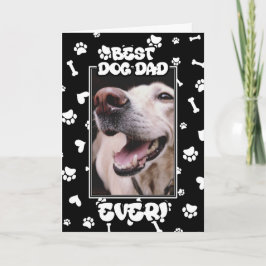 Custom Foto Best Dog Vater je Vatertag Karte