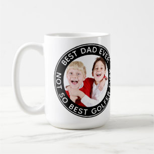 Custom Foto Best Vater Ewiger Schwarz-weiß Kaffeetasse