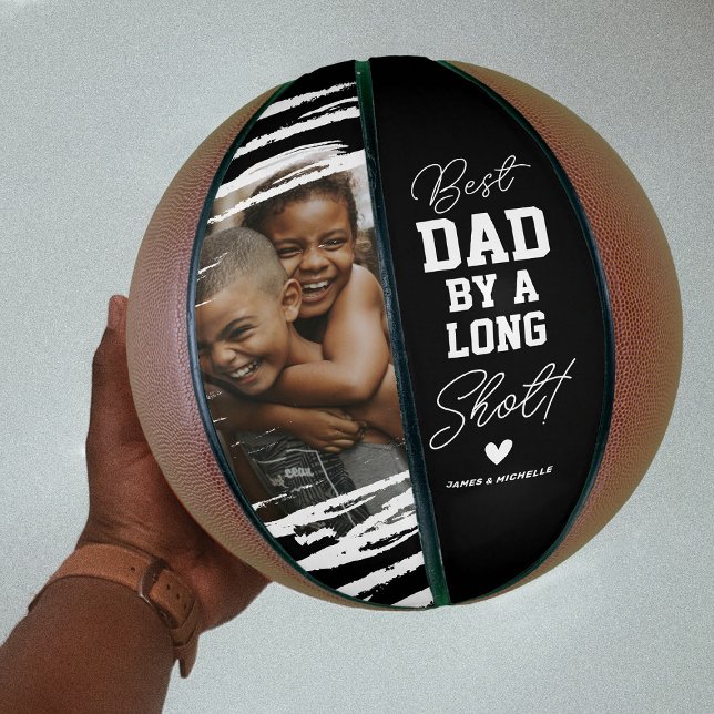 Custom Foto Best Vater Vathage Day Basketball (Von Creator hochgeladen)