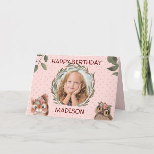 Custom Foto Birthday Karte