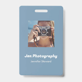 Custom Foto Blue Fotograf Ausweis
