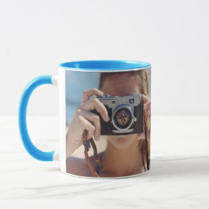 Custom Foto Blue Fotograf Tasse