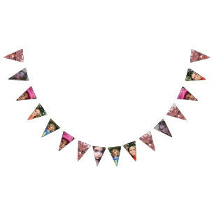 CUSTOM FOTO BUNTING PARTY BANNER
