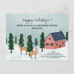 Custom Foto Christmas Real Anwesen Agent Feiertagspostkarte