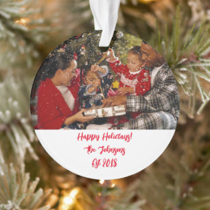 CUSTOM-FOTO-CHRISTMAS-VERZEICHNIS ORNAMENT