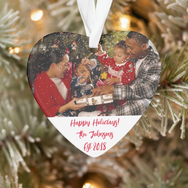 CUSTOM-FOTO-CHRISTMAS-VERZEICHNIS ORNAMENT (Baum)