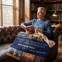 Custom Foto Collage 60. Geburtstag Geschenke für M