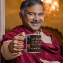 Custom Foto Collage 60. Geburtstag Geschenke für M